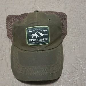 Fish Hippie Waxed Trucker hat